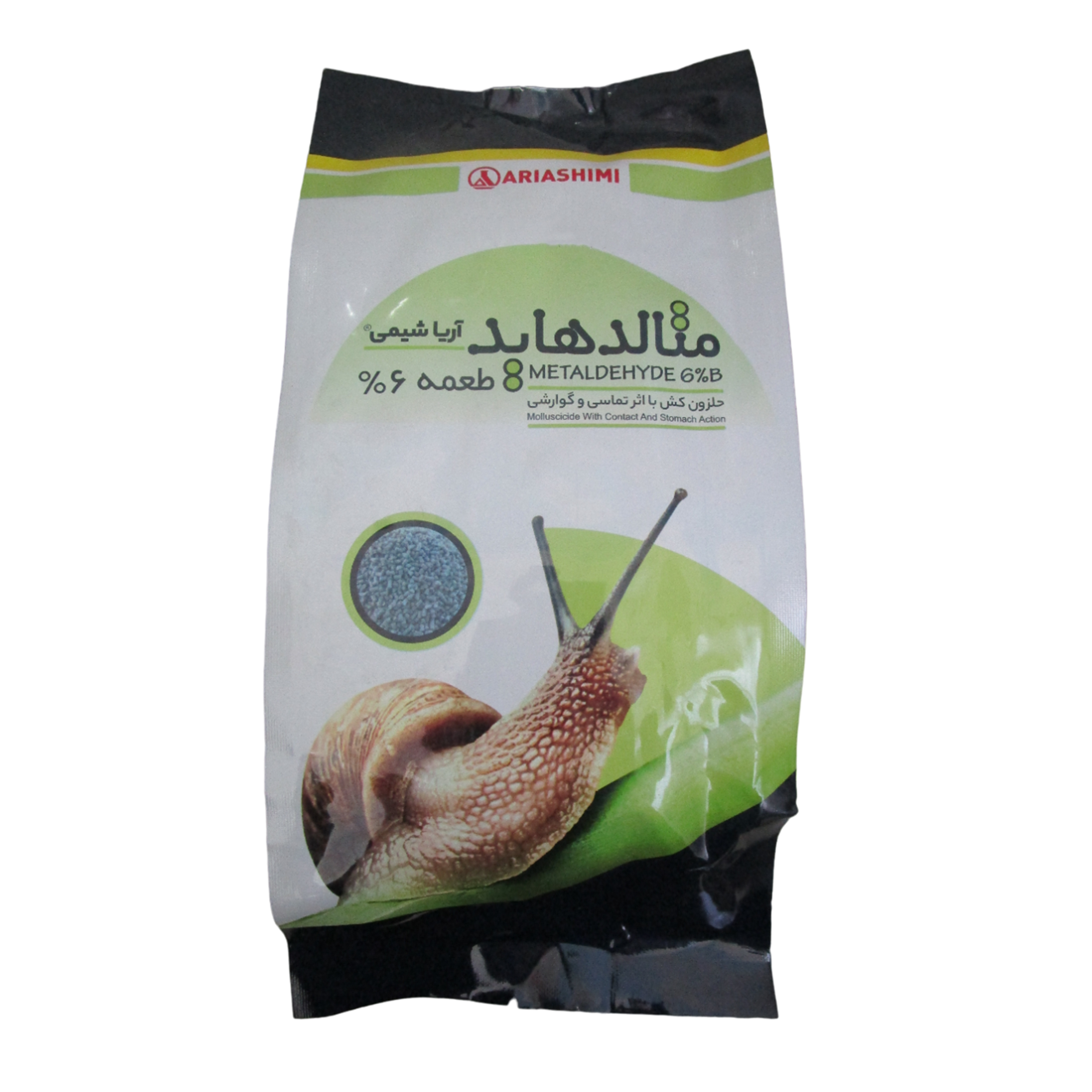 متالدهاید ضد اب اریا شیمی مدل طعمه 6% وزن 1 کیلوگرم